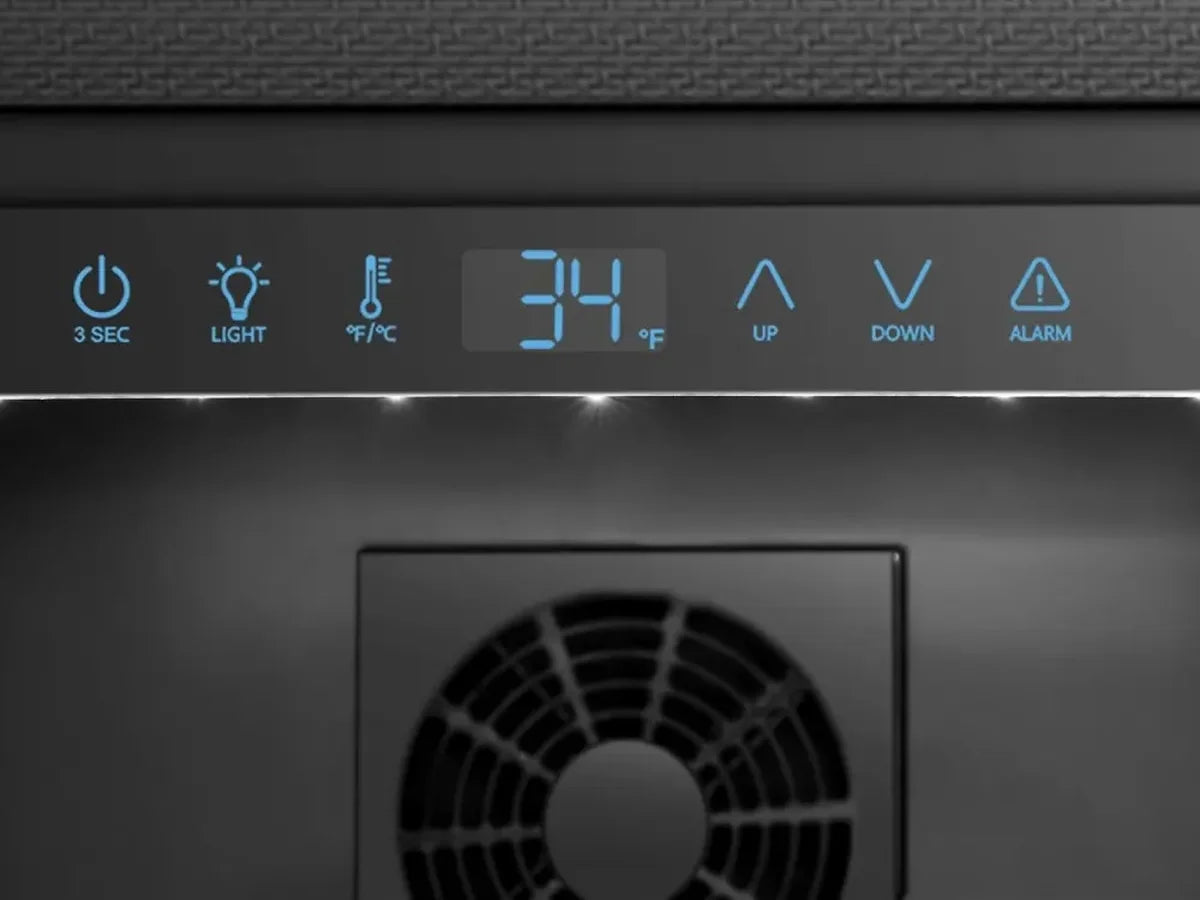 140-Can 5.4 CU. FT. Freestanding Stainless Steel Beverage Cooler E78844