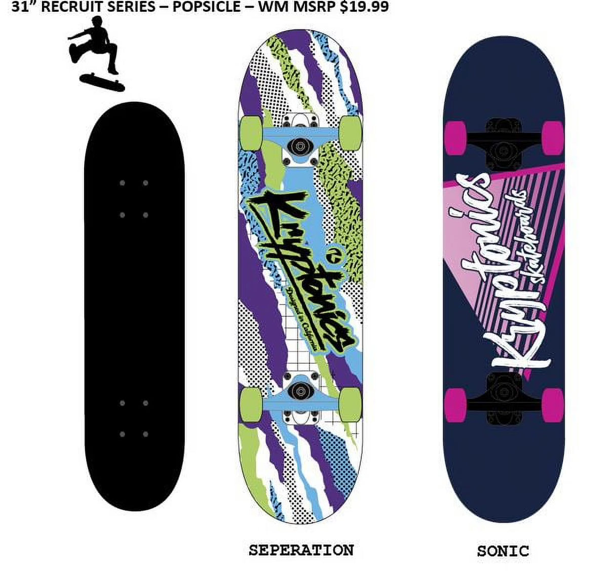 30" Complete Cruiser Skateboard M390549