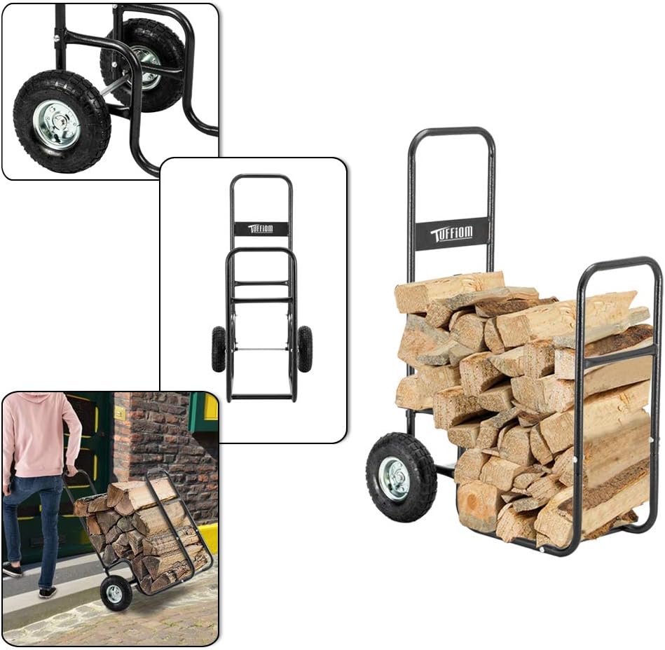 Firewood Cart with Large Wheels P85973