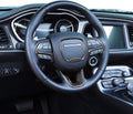 Red Carbon Fiber Texture Steering Wheel Trim X8304