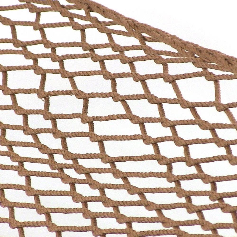 Brown Polyester Rope Hammock with Spreader Bars B6441