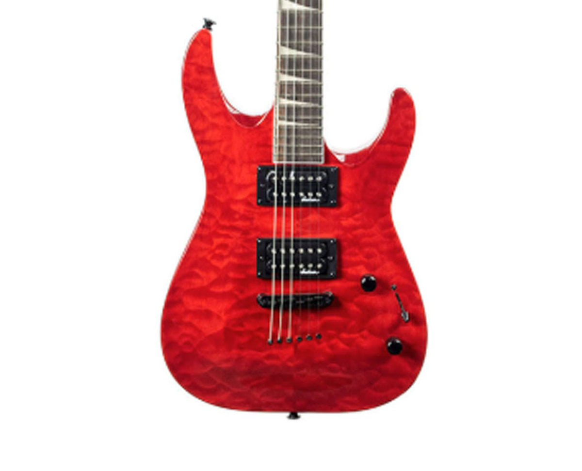 Transparent Red Arch Top Electric Guitar G24072