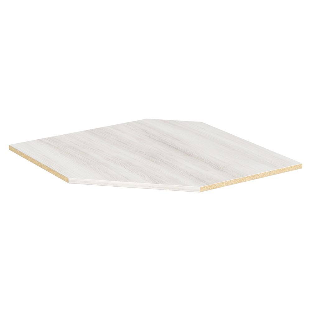 Bleached Walnut Corner Shelf Kit W33436
