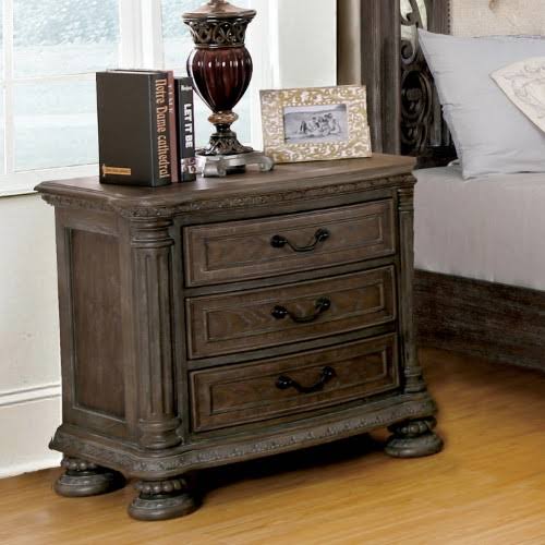 Rustic Natural Tone Nightstand R958