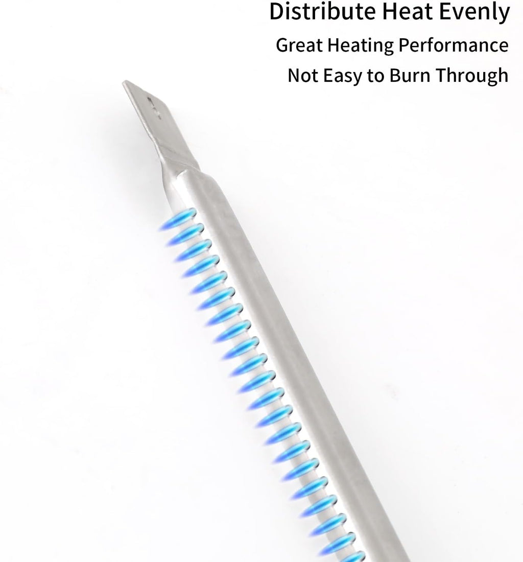 4 Pack 16.5 inch Stainless Steel Grill Burner Replacement Q7083