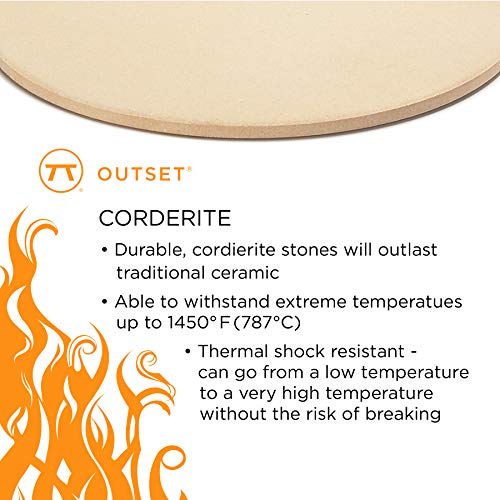 Set of 4 Pizza Grill Stone Tiles R22340