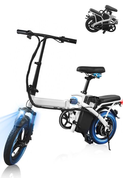 Folding Electric Bike with 576WH Removable Battery, 500W Motor, 20MPH G806231