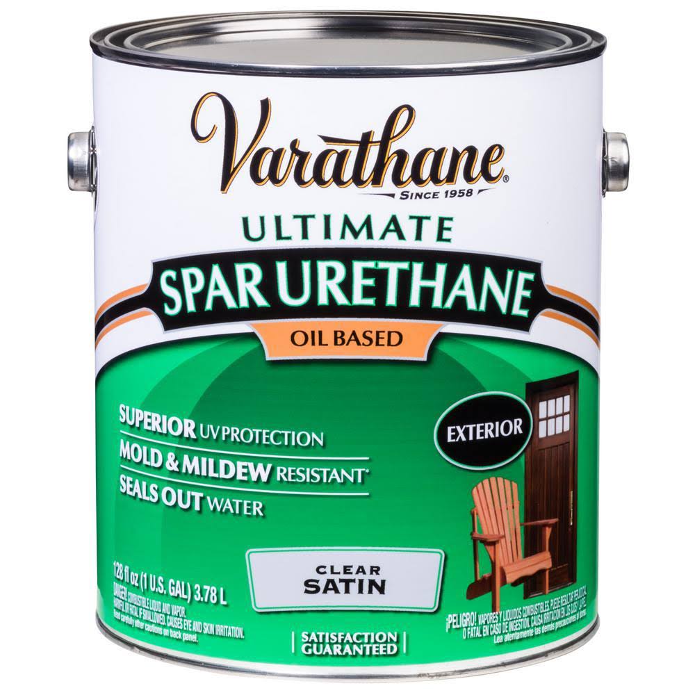 Clear Satin Oil-Based Exterior Spar Urethane 2-Pack K6846