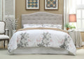 Ivory Tufted Full to Queen Headboard P612184