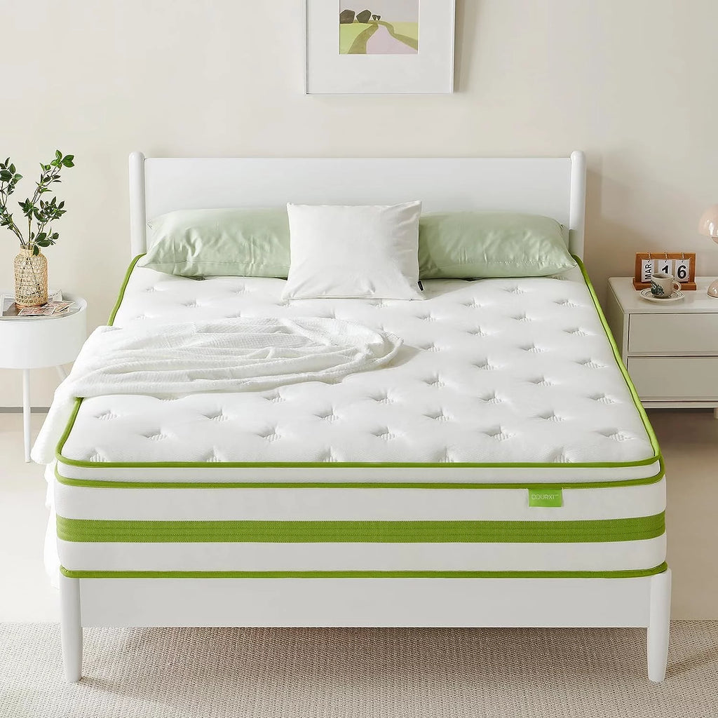 Queen 12 Inch Hybrid Memory Foam Mattress I142