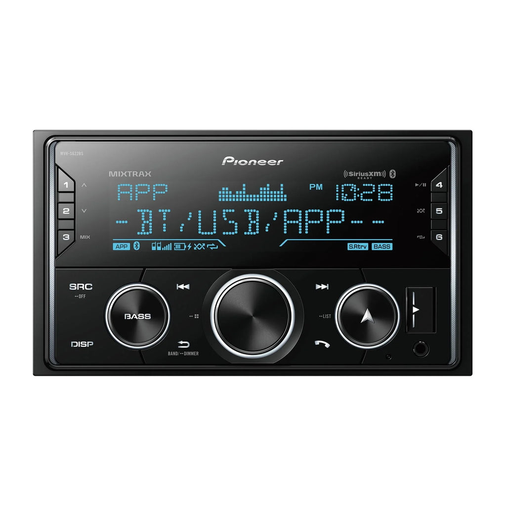 Double-DIN Car Stereo Head Unit with Bluetooth L273