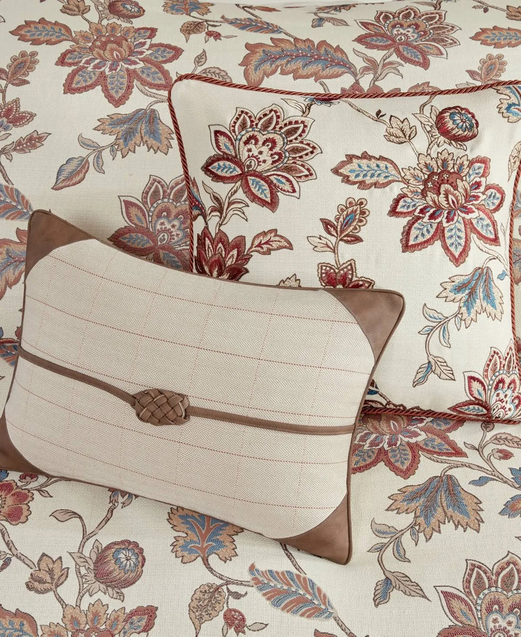 Red King Jacquard Comforter Bedding Set R84243