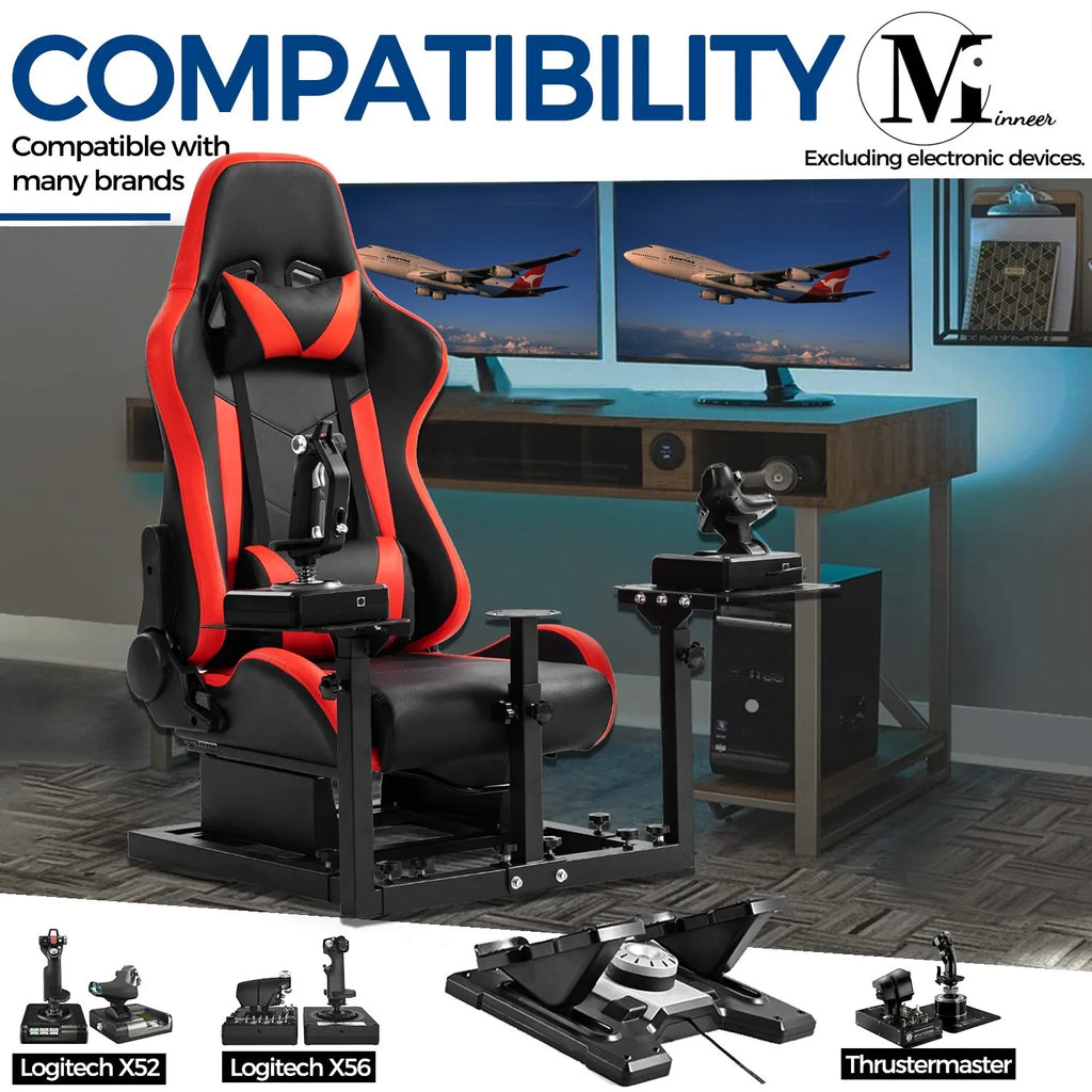 Flight Simulator Cockpit with Red Seat S597974