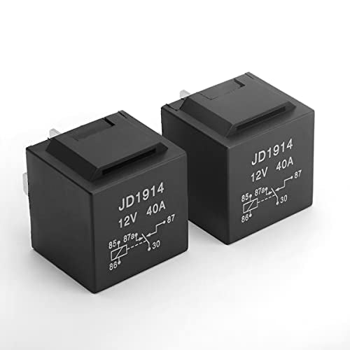 6 Pcs 12V 40 AMP Waterproof Automotive Relay and Harness Set W1179