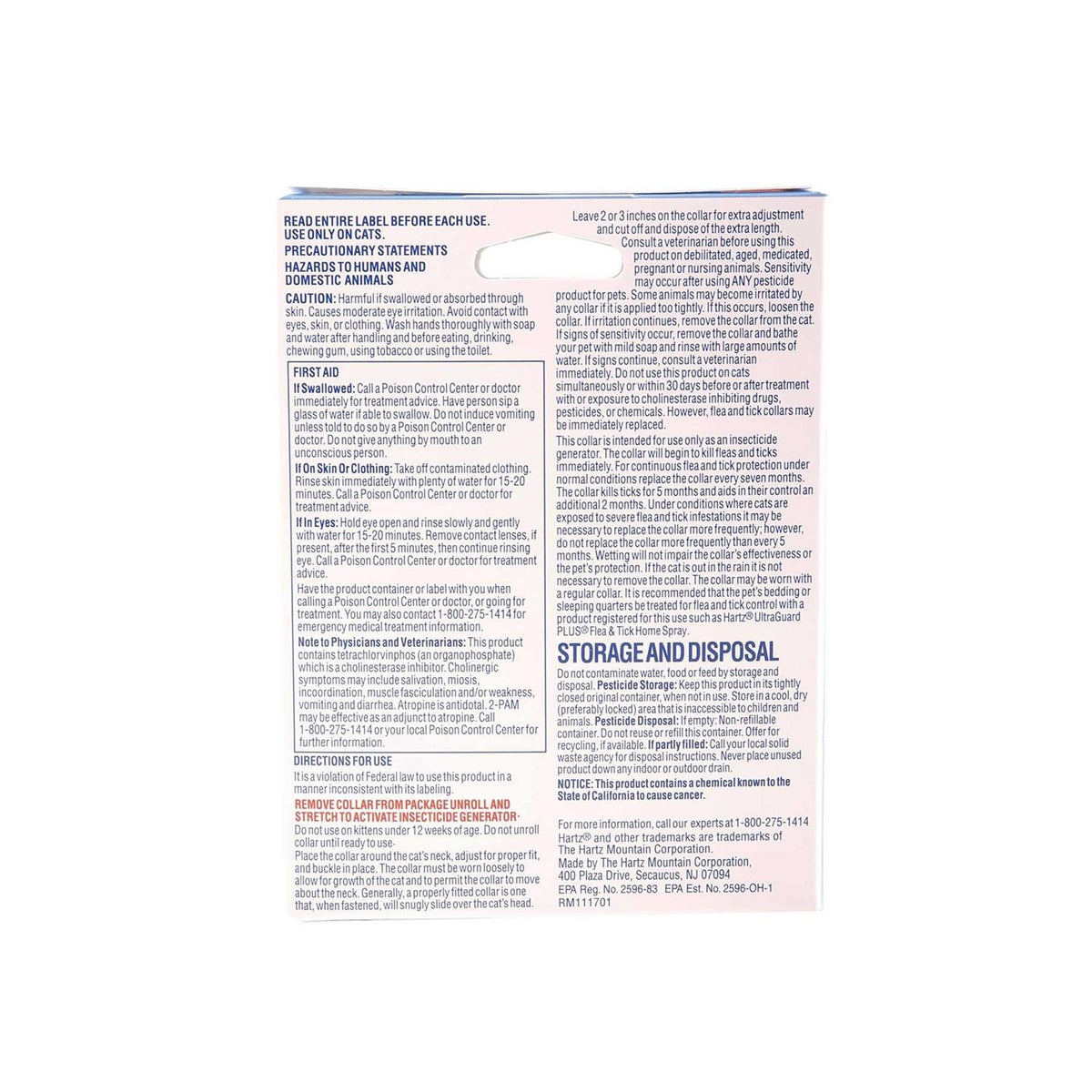 Flea & Tick Collar for Cats & Kittens N7206