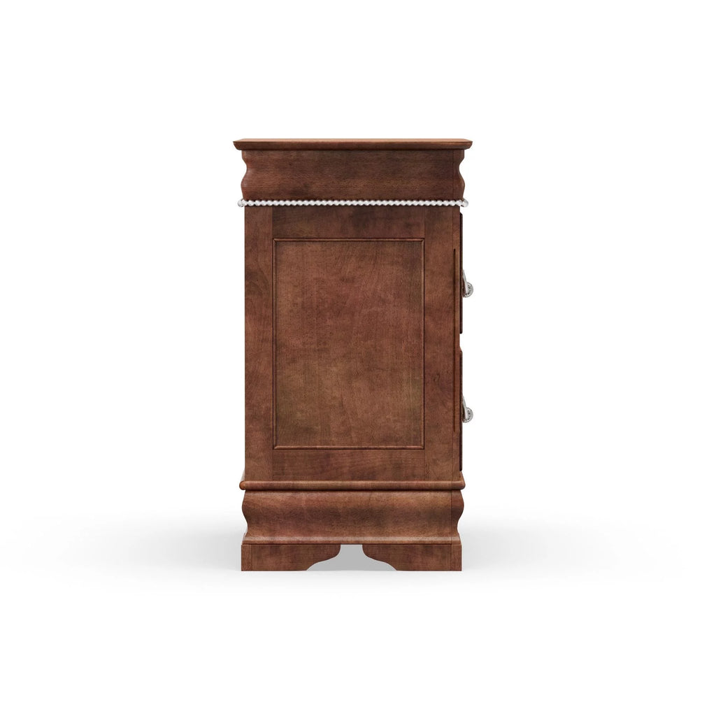 Cherry 2-Drawer Nightstand T9411