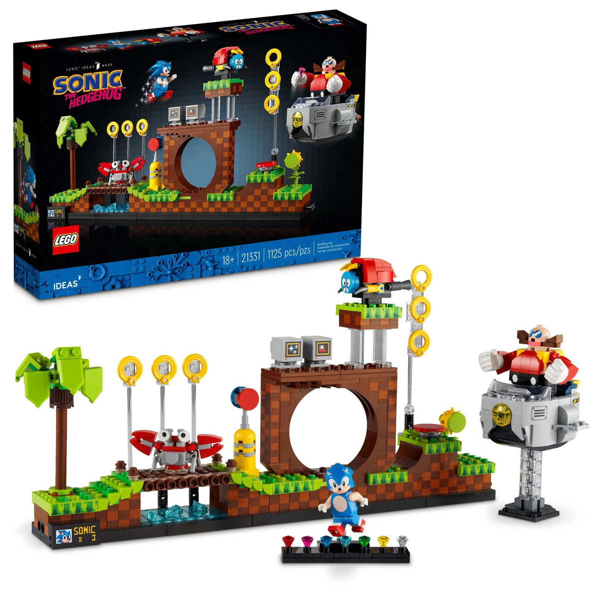 Collectible Set with Dr. Eggman Figure and Eggmobile C1333
