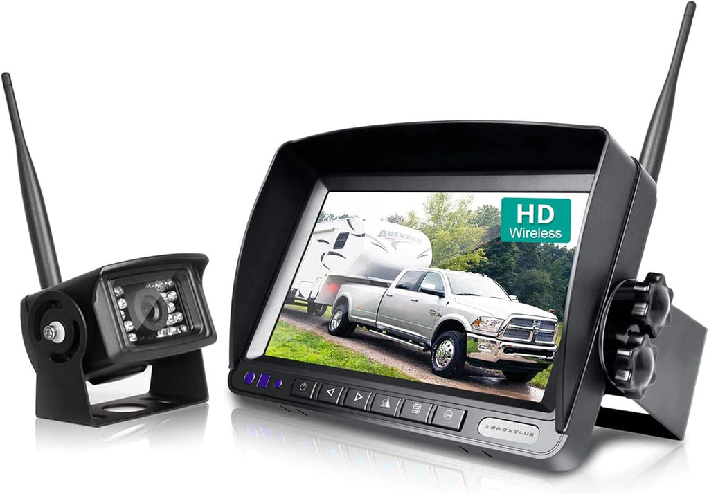 Wireless Backup Camera System Kit with 7’’ LCD Monitor H541