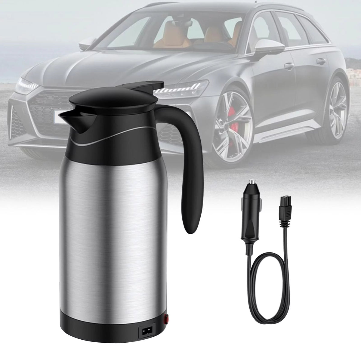 12V 24V 1L Portable Car Kettle C3709