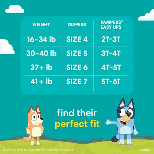 Bluey Potty Training Pants 3T-4T 124 Count D459965