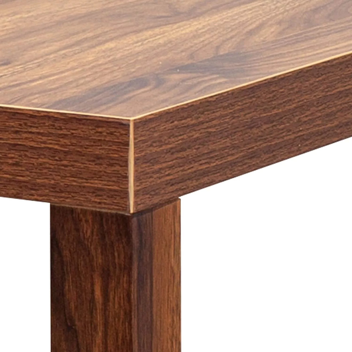 Brown Square Side Tables Set of 2 V33854