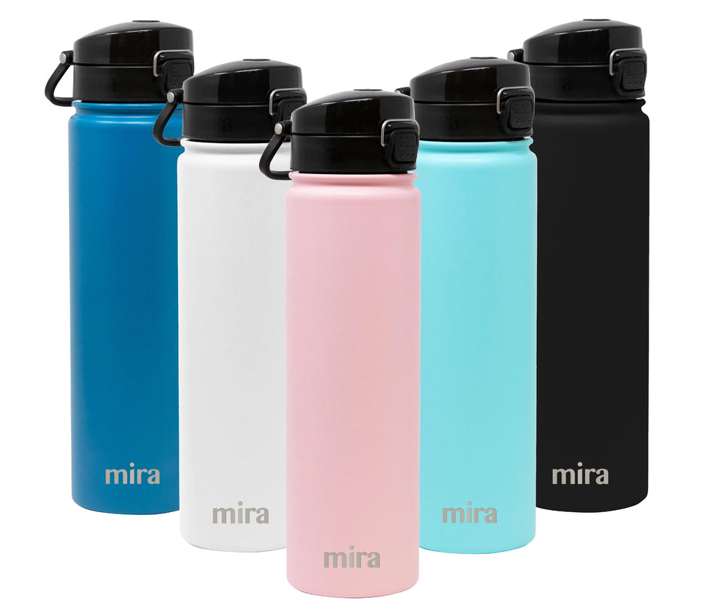 24oz Insulated Stainless Steel Water Bottle Rose Pink Q46015