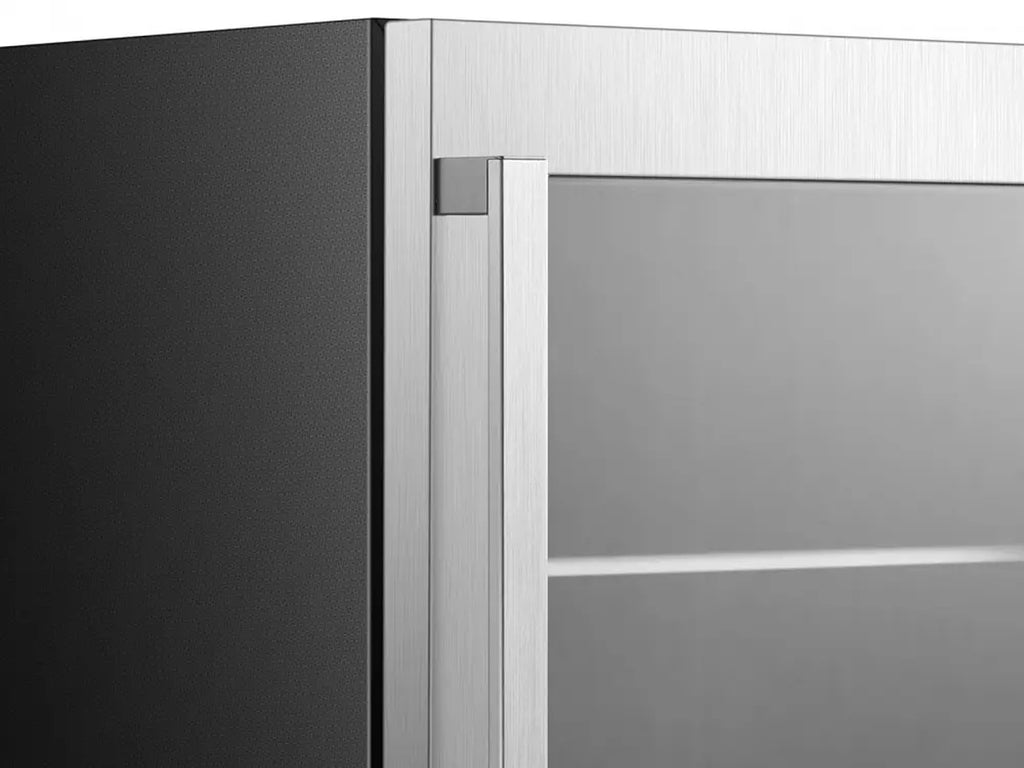 140-Can 5.4 CU. FT. Freestanding Stainless Steel Beverage Cooler E78844