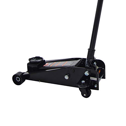 3 Ton Heavy Duty Floor Jack Jack Stands Creeper Combo Black C56822