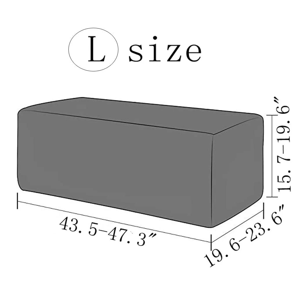 Light Grey Storage Ottoman Z469309