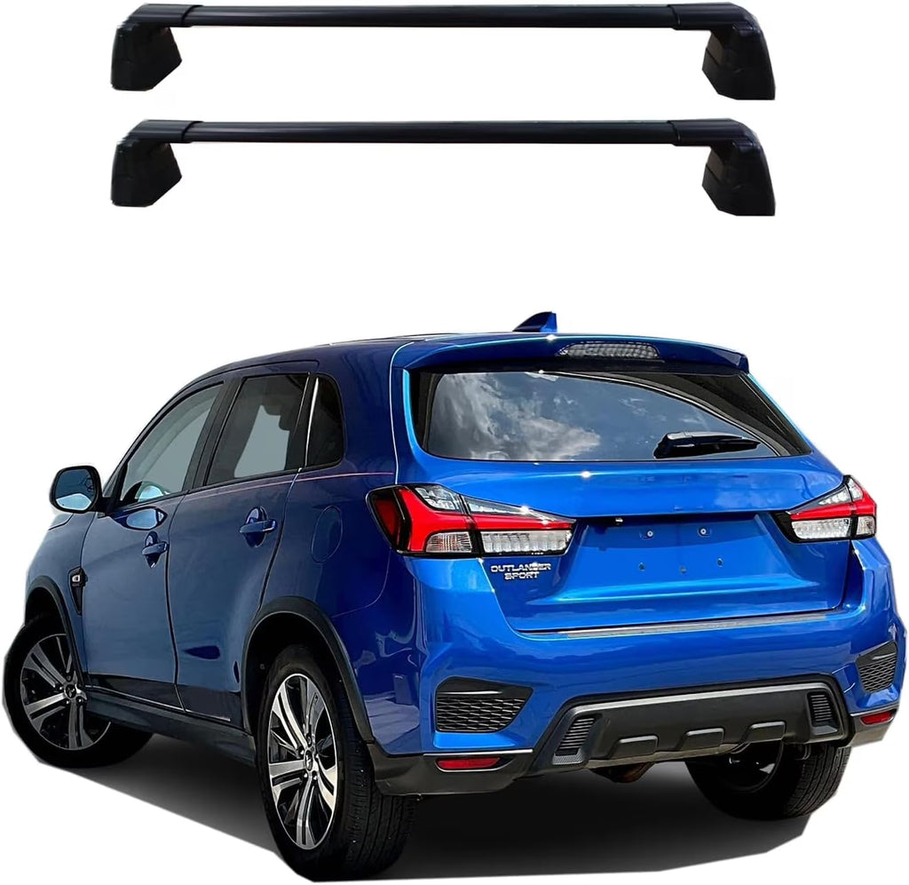 Black Lockable Roof Rack Crossbars U394431