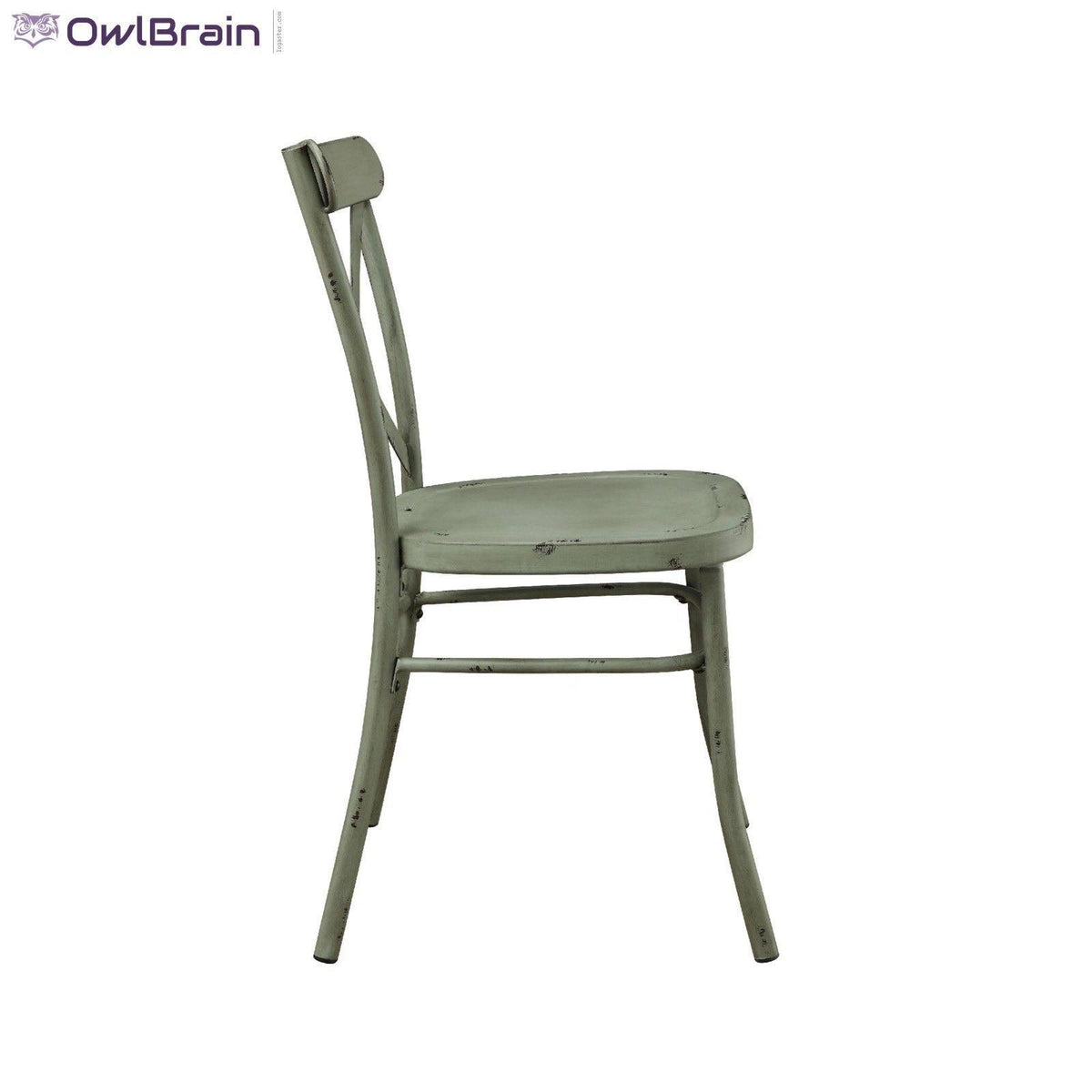 Distressed Green Dining Chair, Set of 2 H66613