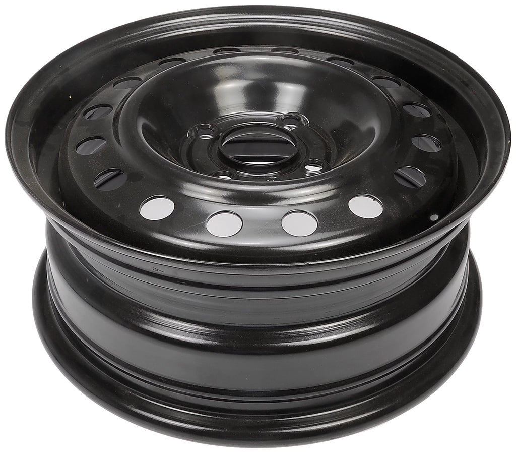 Steel 15 x 6-inch 4-Lug Black Wheel Rim B15349