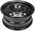 Steel 15 x 6-inch 4-Lug Black Wheel Rim B15349