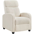 Adjustable Upholstered Boucle Recliner Chair A64181