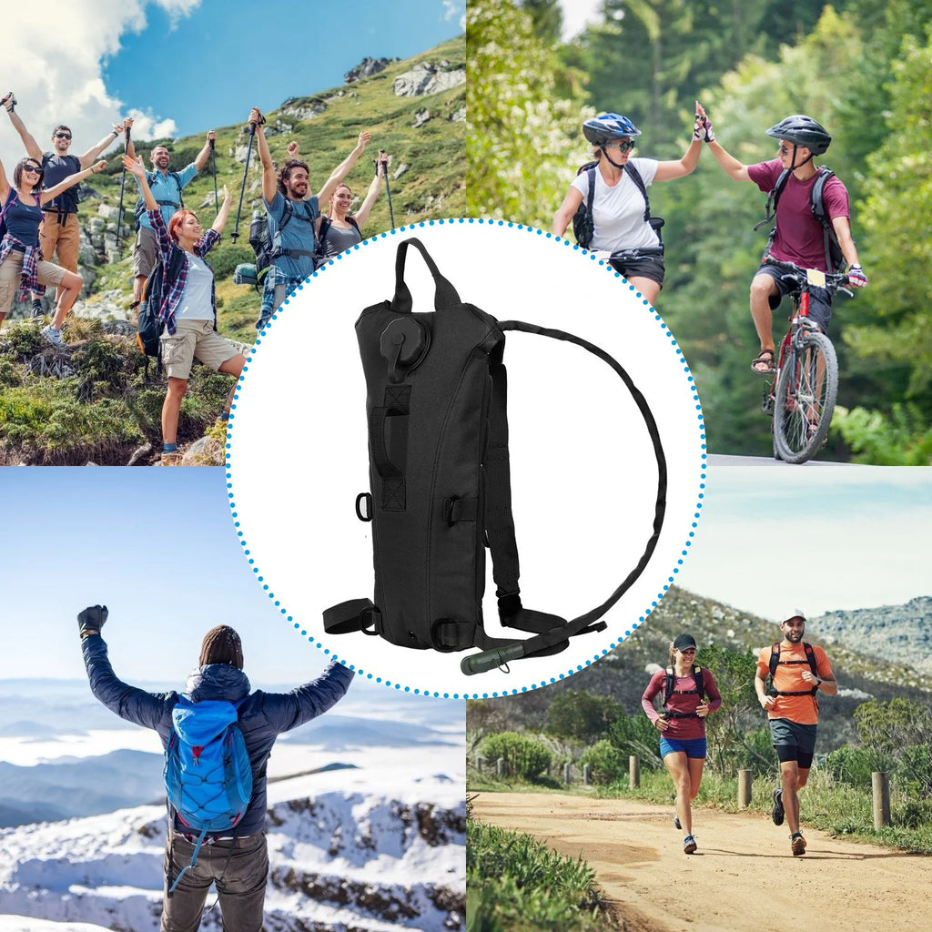 Black 3L Hydration Backpack E764