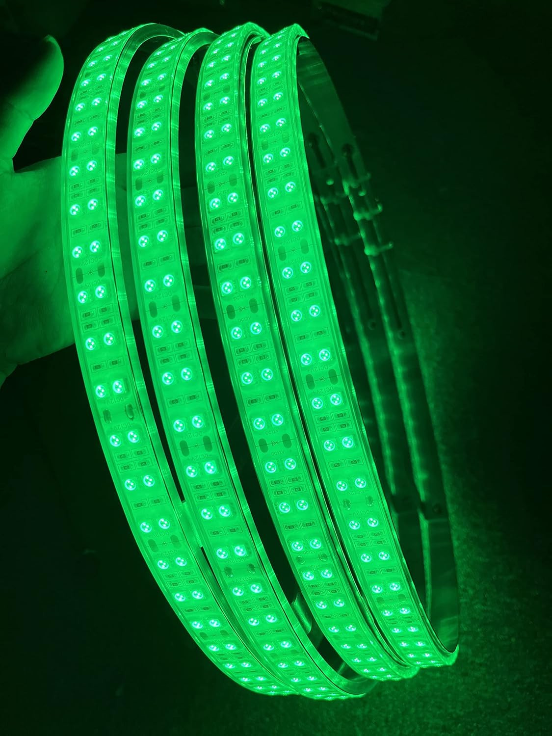 15.5" IP68 Green LED Wheel Rim Lights for Truck M807272