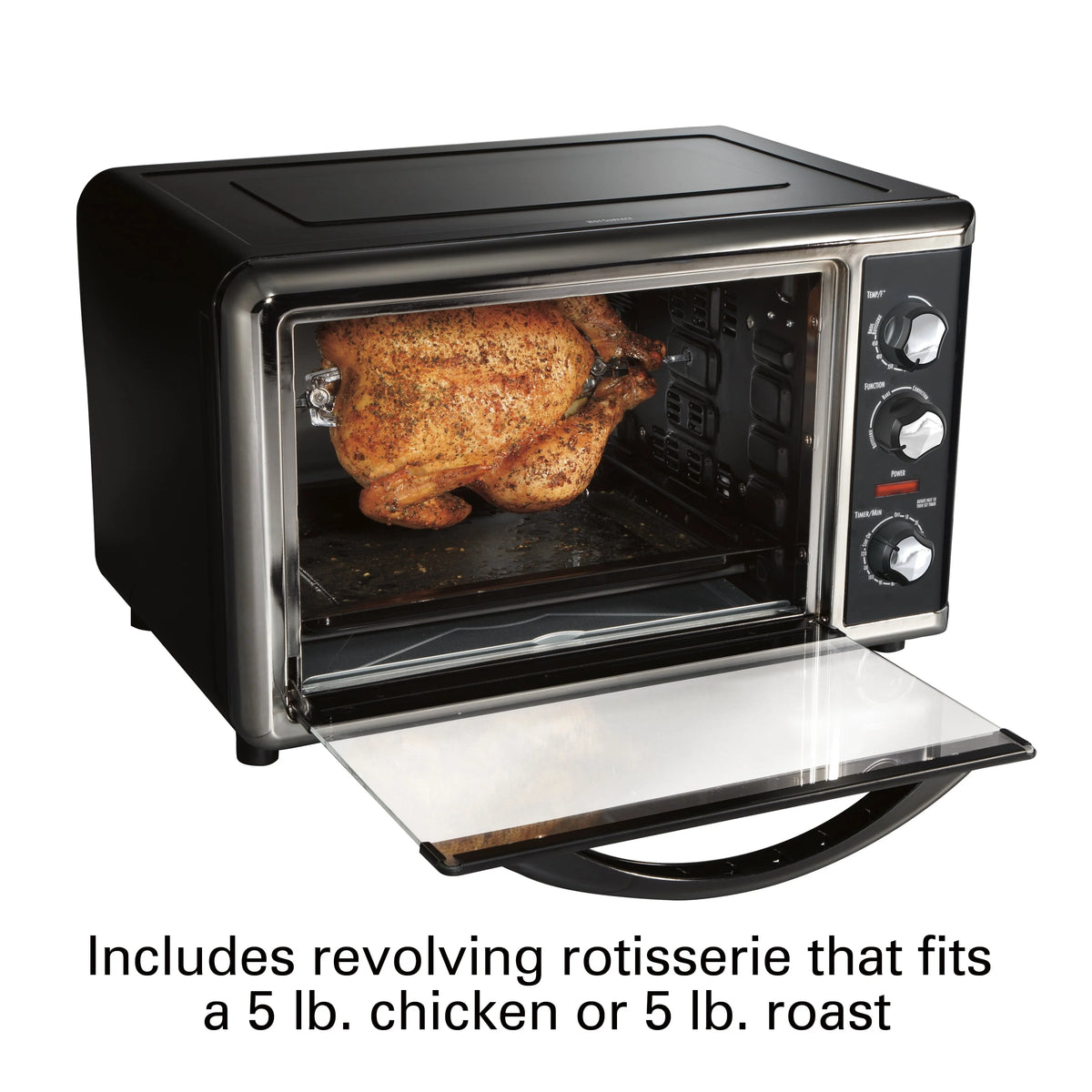 Silver Convection Rotisserie Countertop Oven K5813