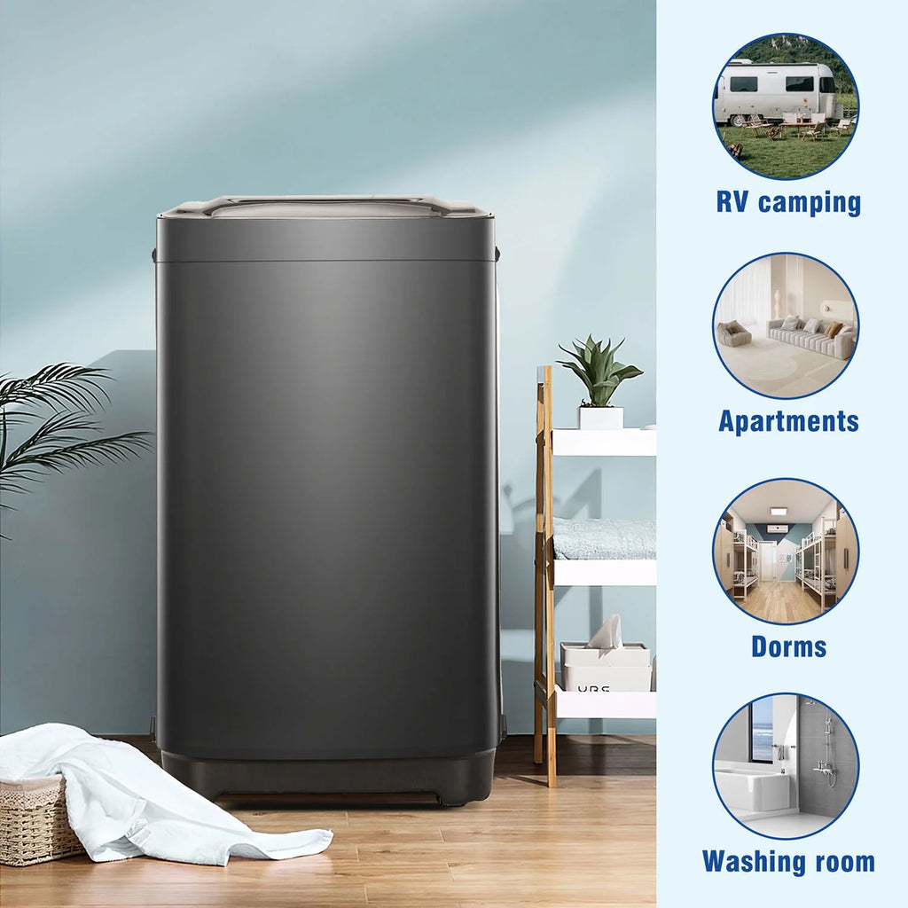 Portable Automatic Washing Machine 8 Water Levels 10 Programs W5645