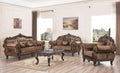 Carved Wood Sofa Set 2Pcs P5155