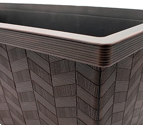 14 Inch Square Plastic Planter Box U879