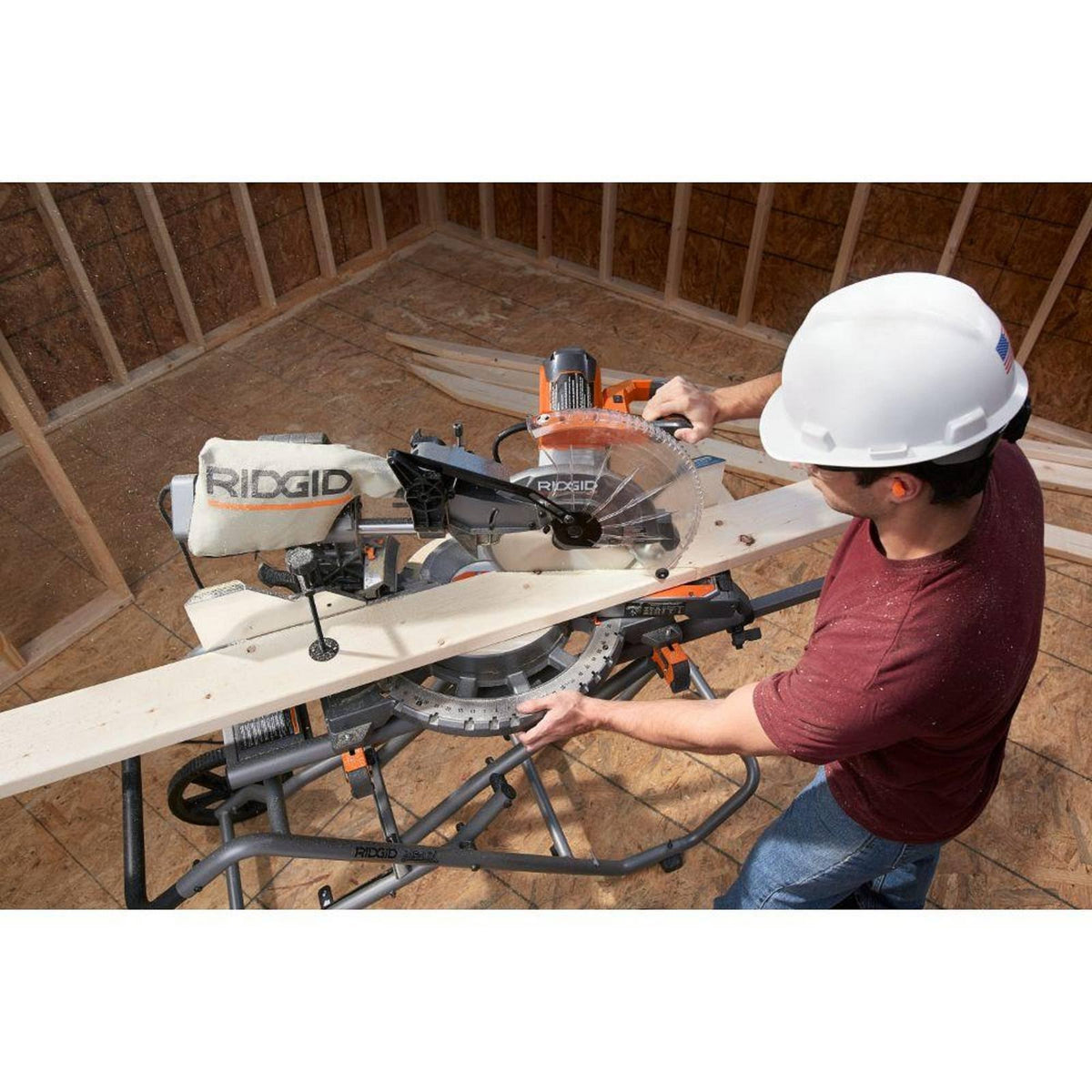15 Amp Corded 12 in. Dual Bevel Sliding Miter Saw H908