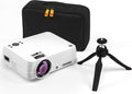 1080p HD Compact Home Projector with Tripod and Case A85058