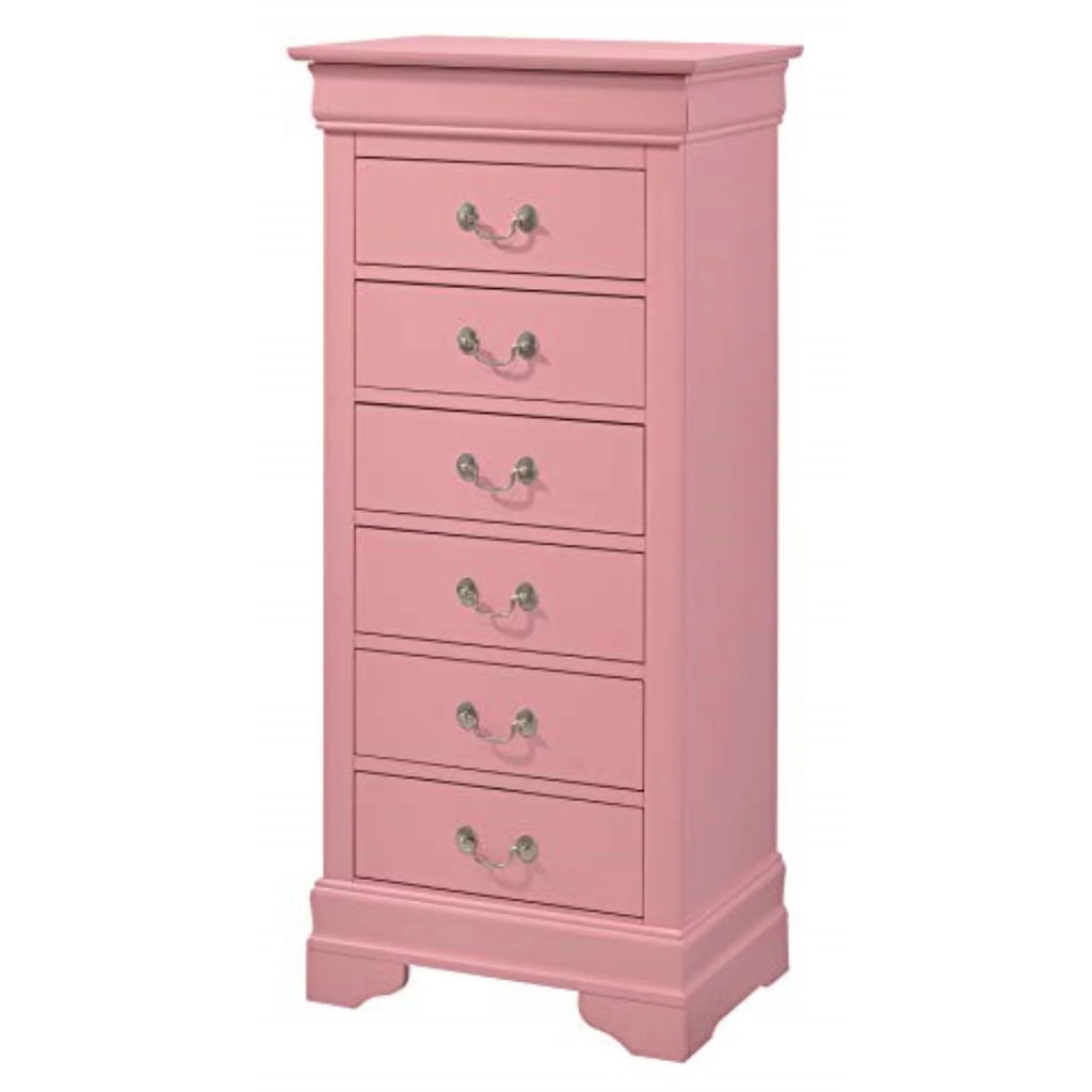Pink 7 Drawer Lingerie Chest R59557