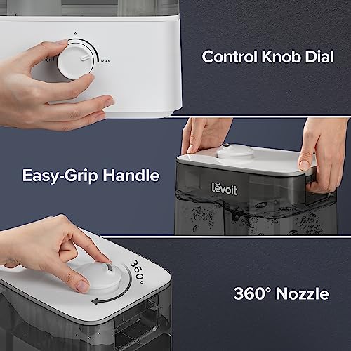 6L Smart Cool Mist Top Fill Humidifier, Gray J78206