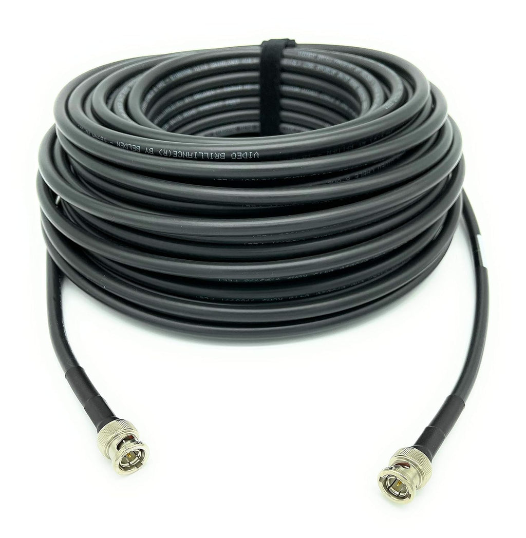 3G/6G HD SDI BNC Cable Black 50ft K2180