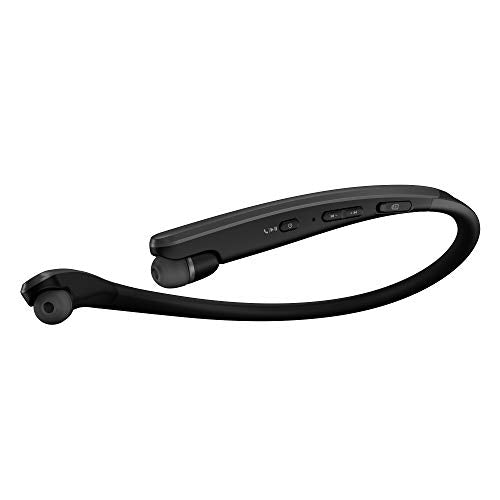 Black Wireless Bluetooth Neckband Earbuds I643396