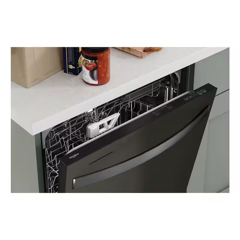 Black Stainless Dishwasher with 3rd Rack N42463
