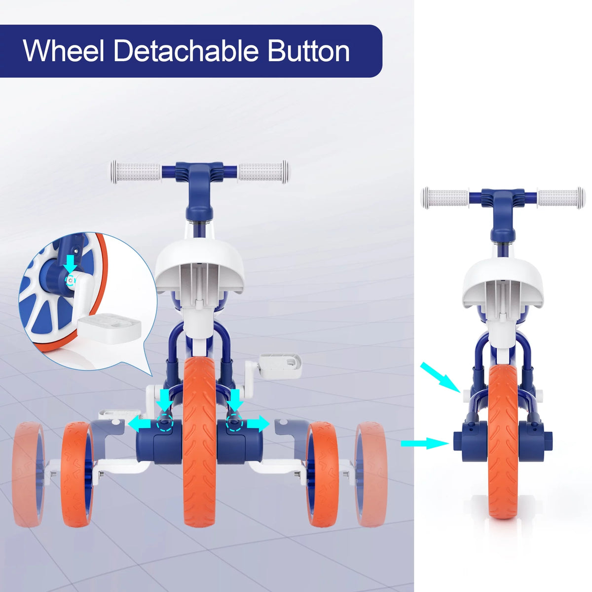 5 in 1 Toddler Tricycle J465
