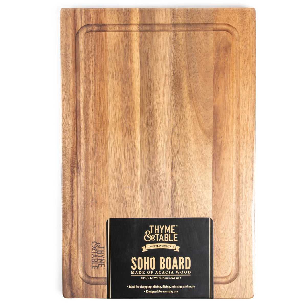 12" x 18" Acacia Wood Cutting Board I722