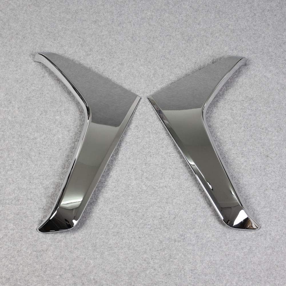 Chrome Rear Spoiler Wing Window Cover Trim Pack of 2 M775